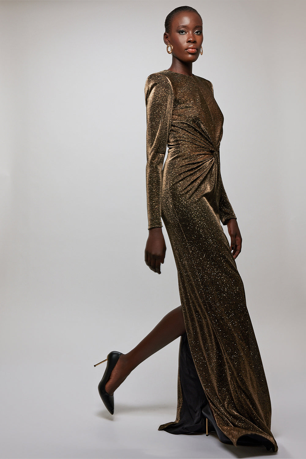 Galaxy Gold Dress