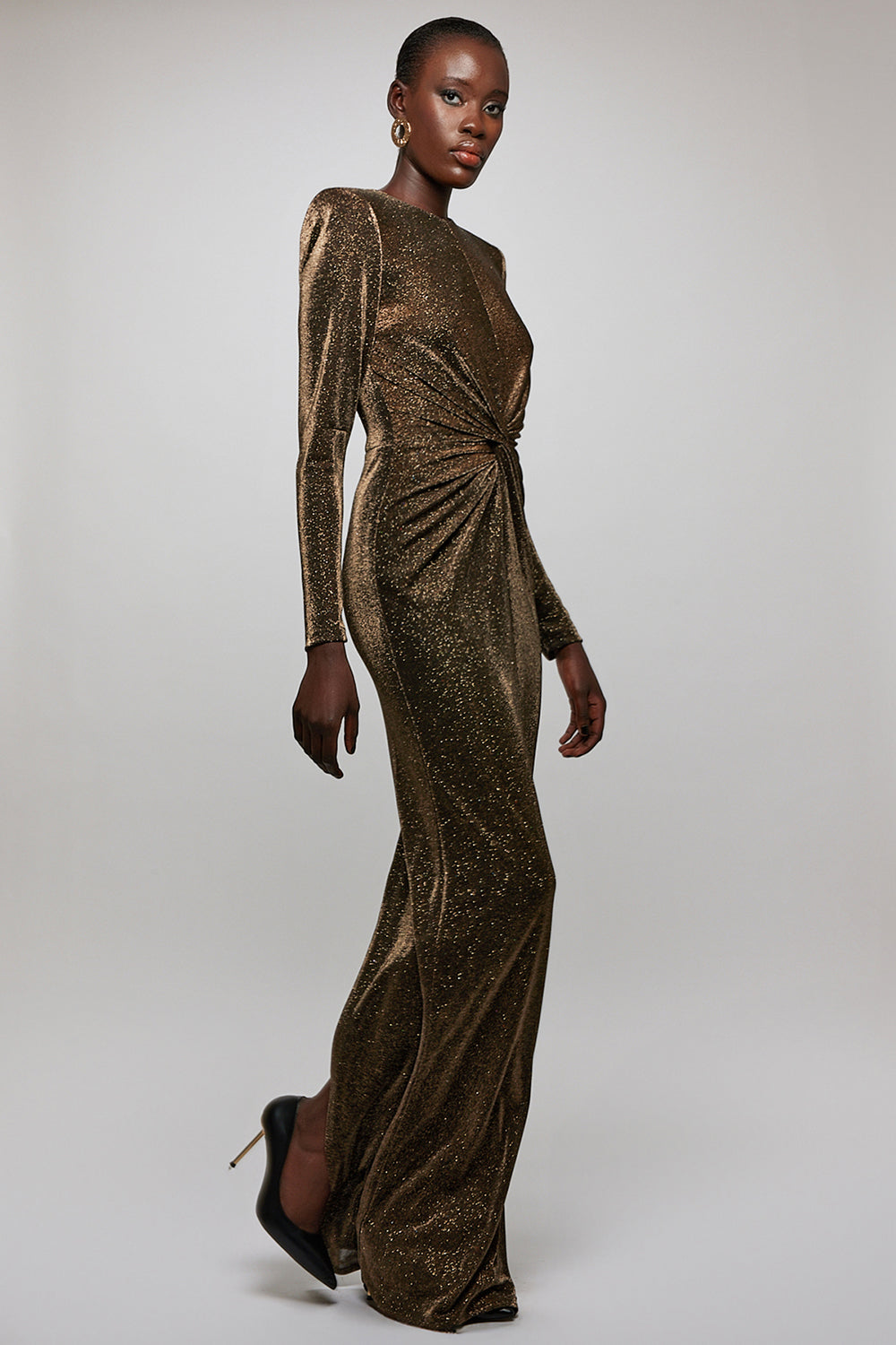 Galaxy Gold Dress