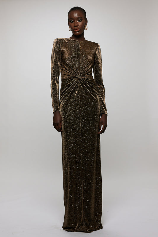 Galaxy Gold Dress