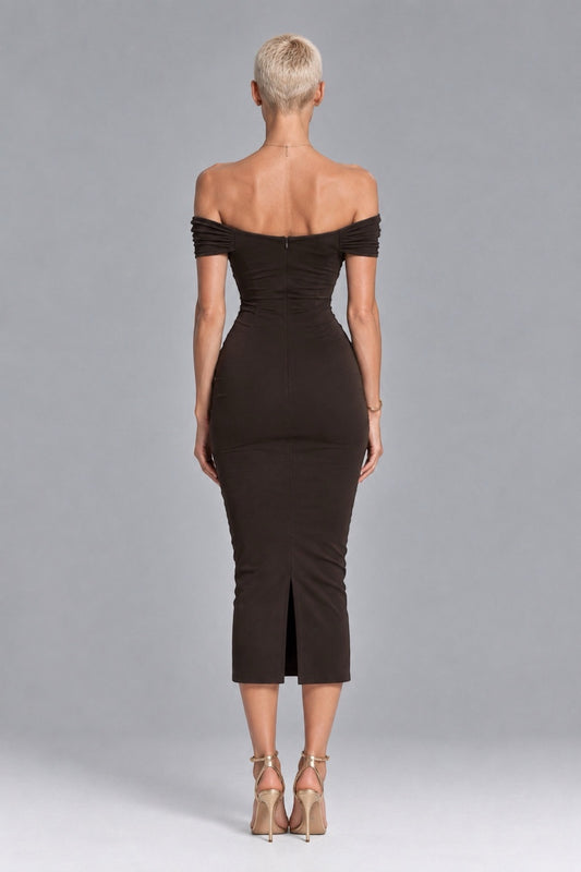 Raptor Brown Dress