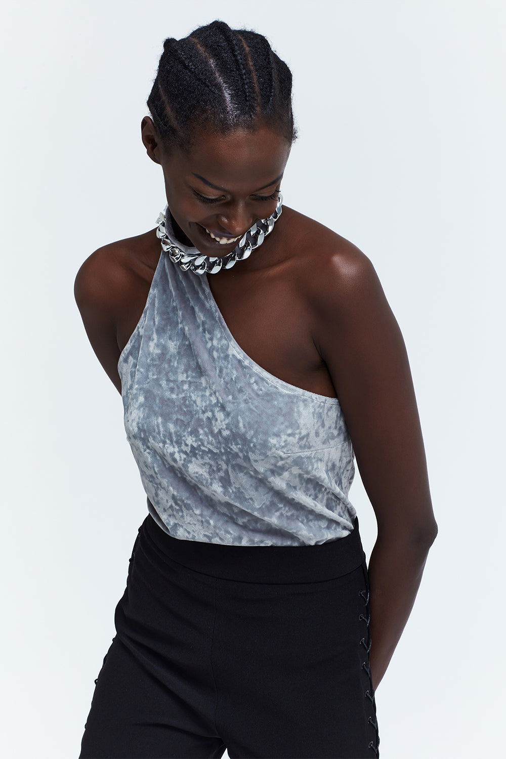 Sara Top Silver