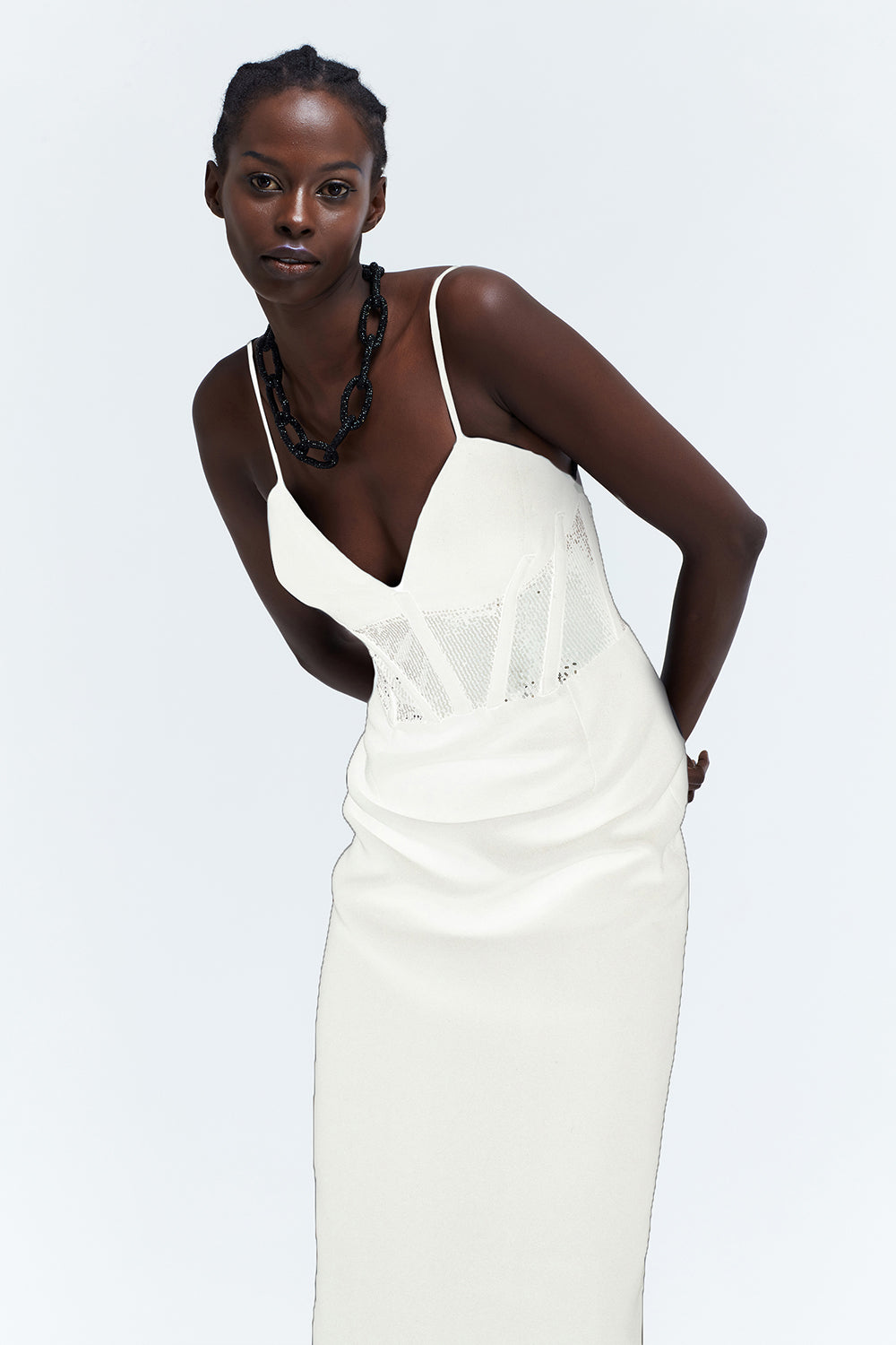 Corset Dress White – Bianco e Nero