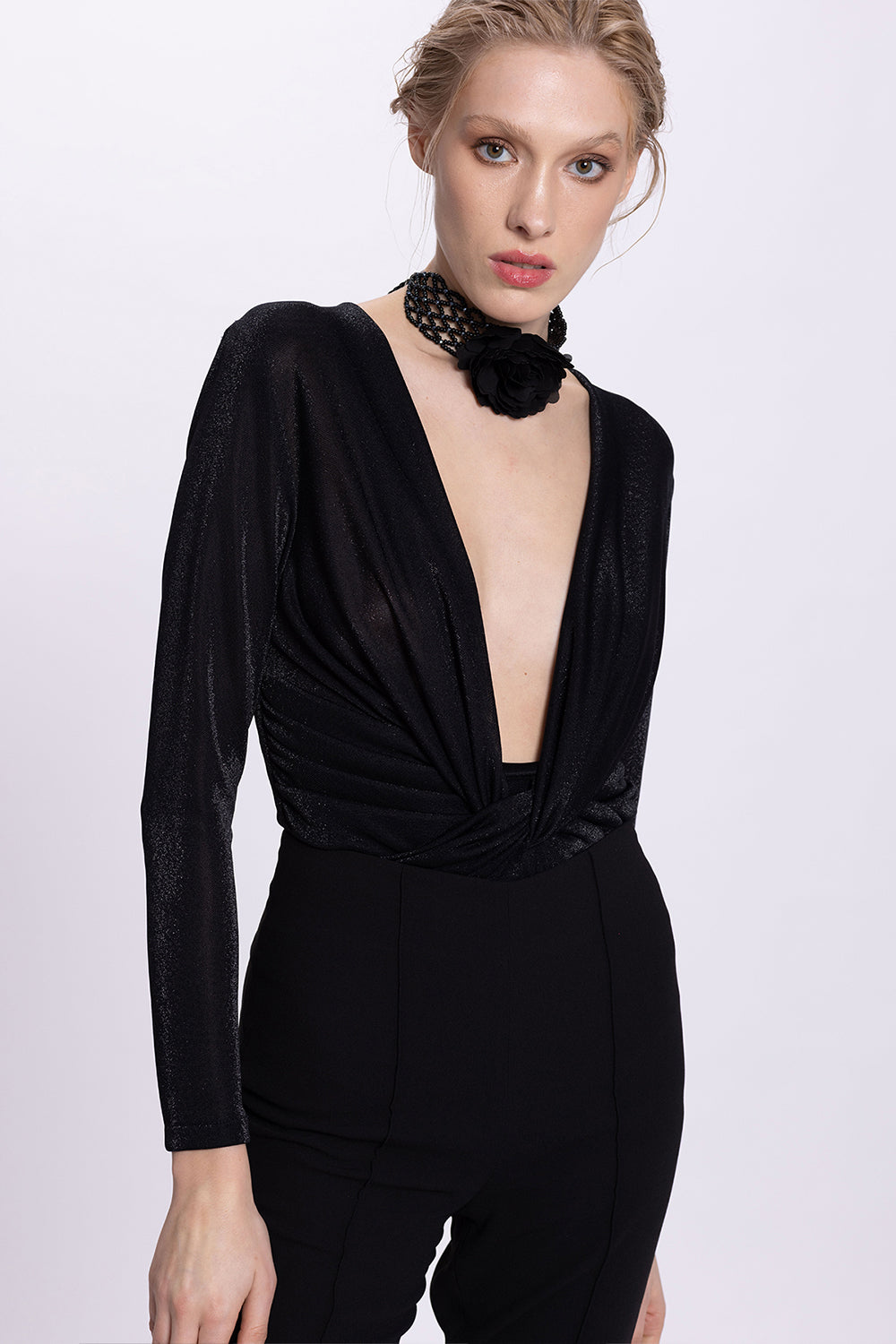 Muho Black Bodysuit