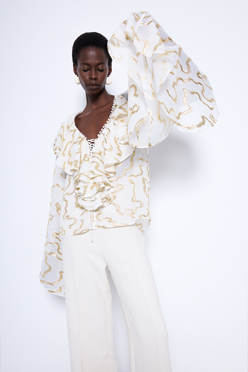 Batman Blouse Gold