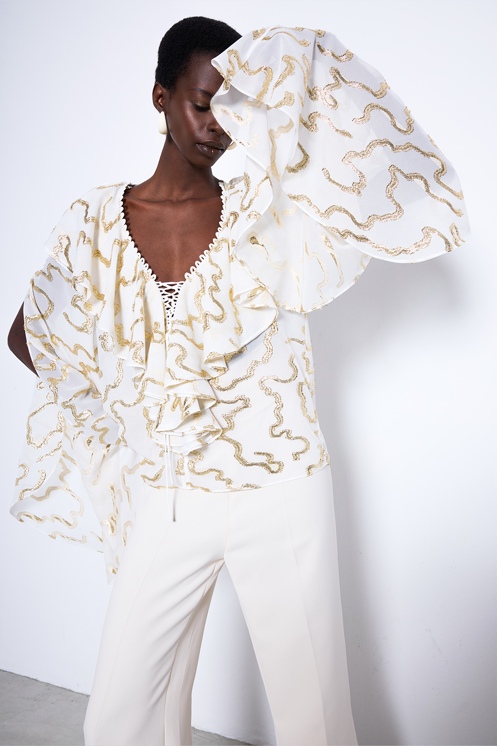 Batman Blouse Gold