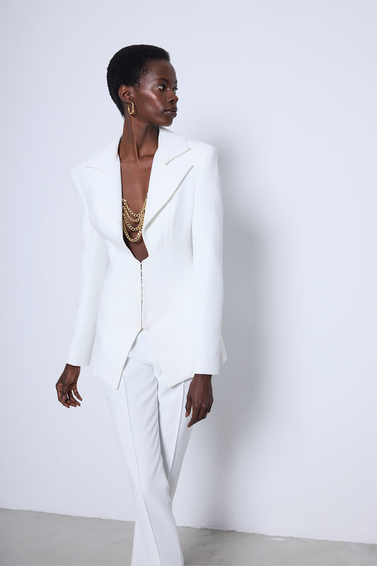 Bad Girl Blazer Off White