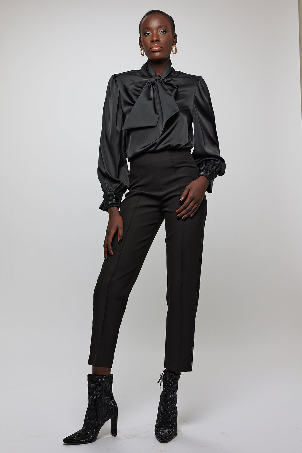 Lucia Black Blouse