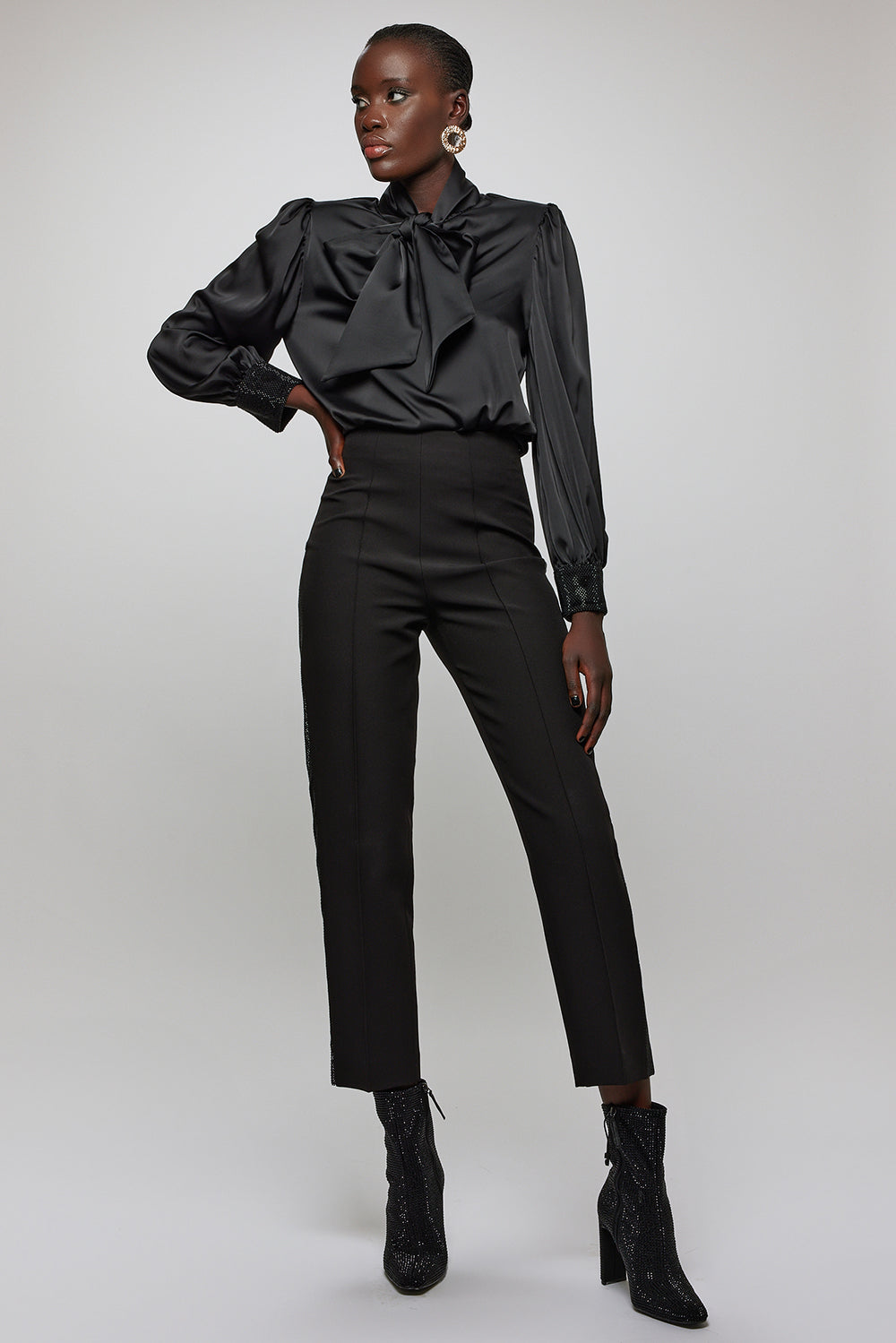 Lucia Black Blouse