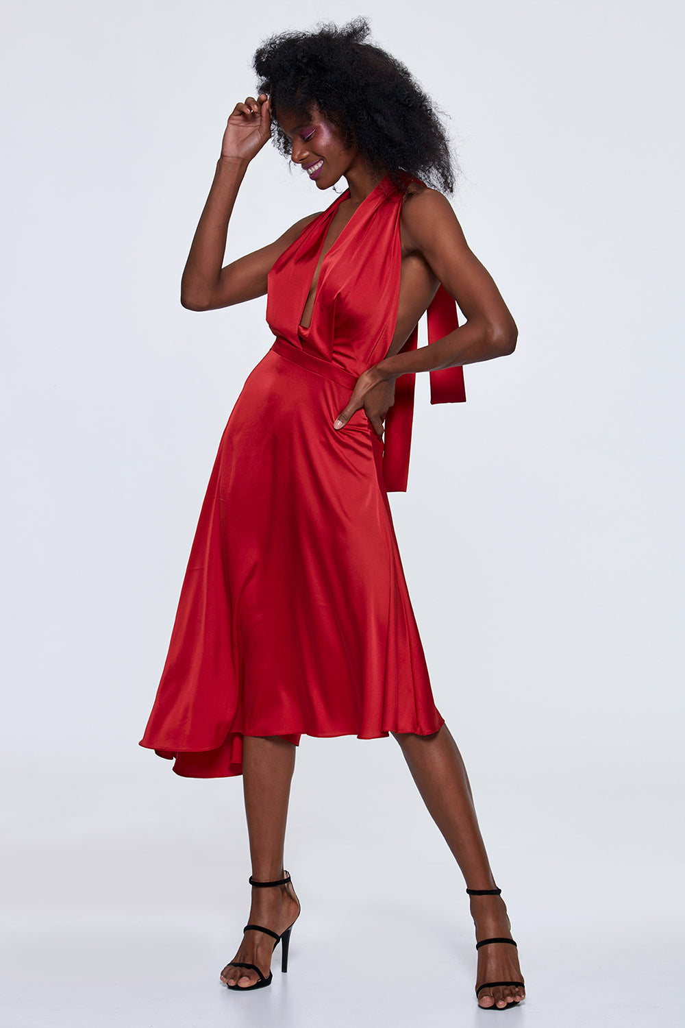 Nounetta Dress Red