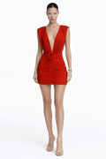 Azur Red Dress