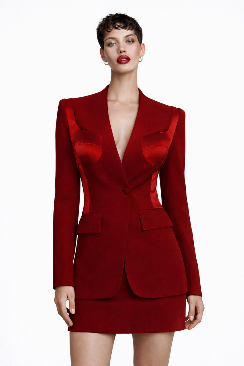 Serefina Red Blazer