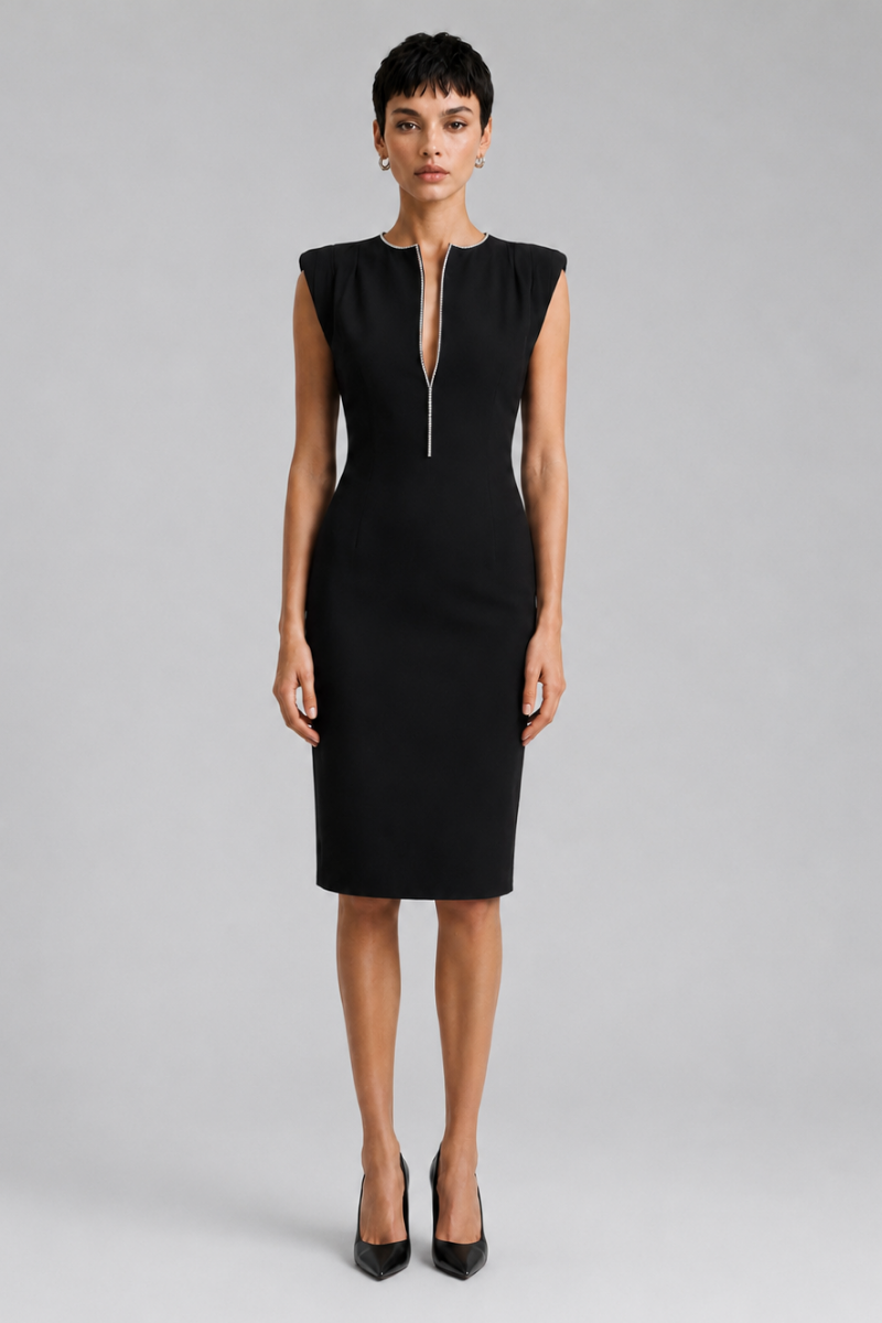 Malafis Black Dress