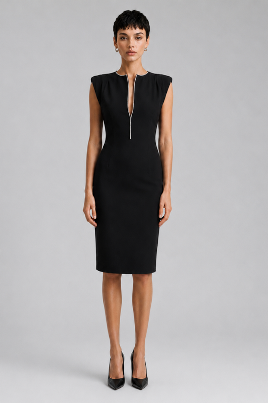 Malafis Black Dress