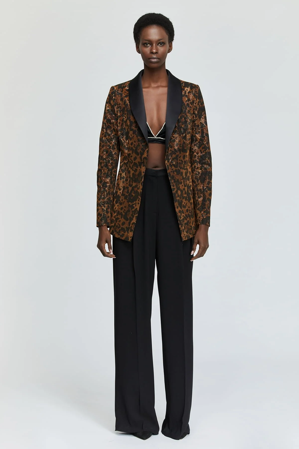 Leopard Blazer