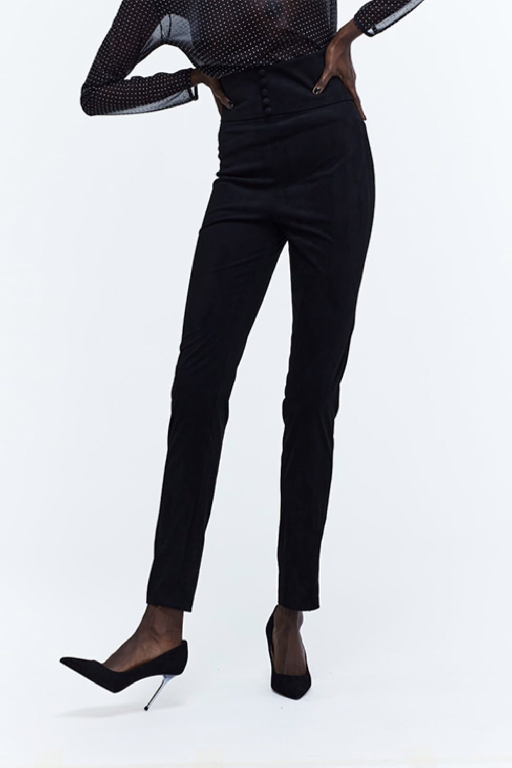 Suede  Pants