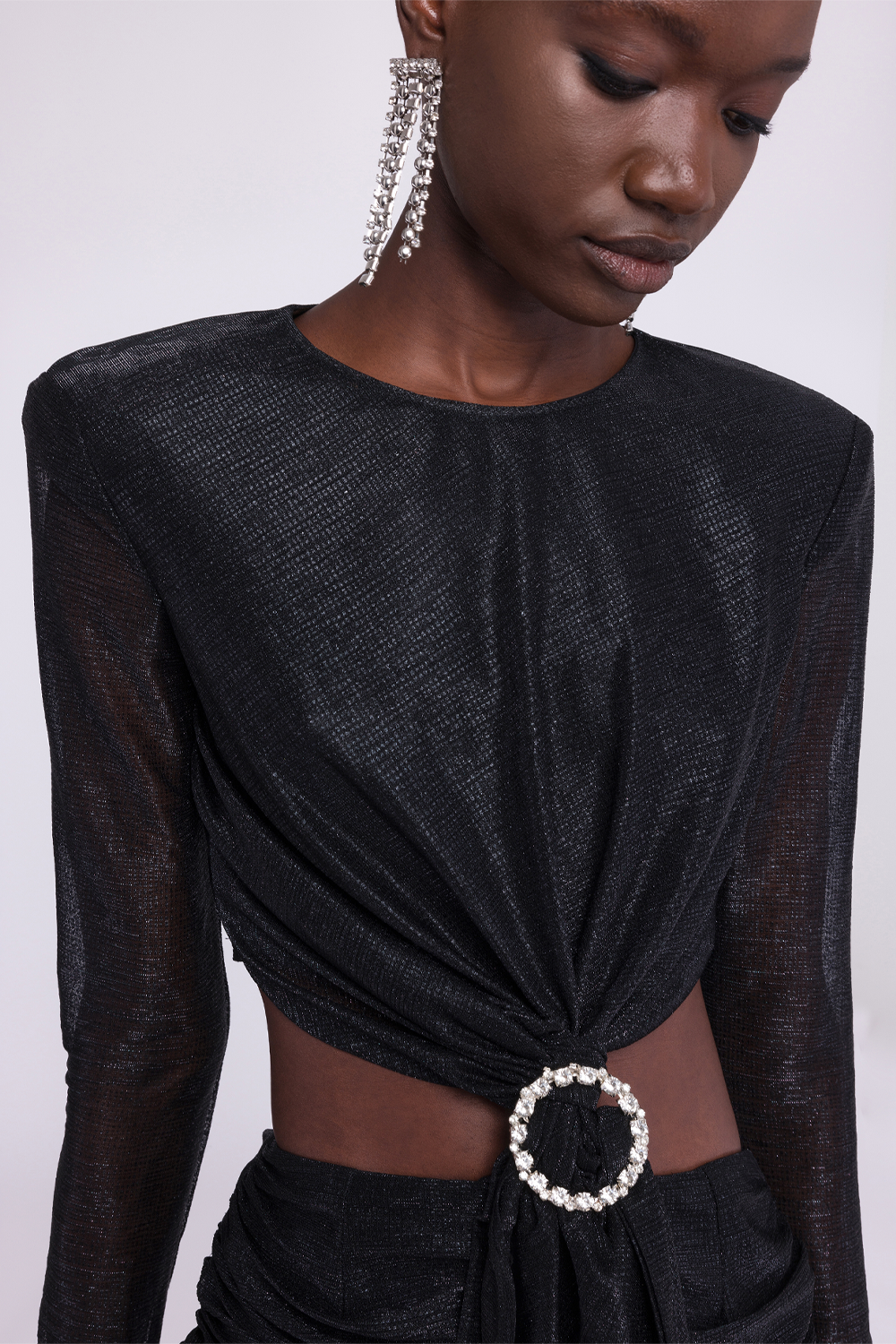 Gloria Black Blouse