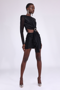 Gloria Black Blouse