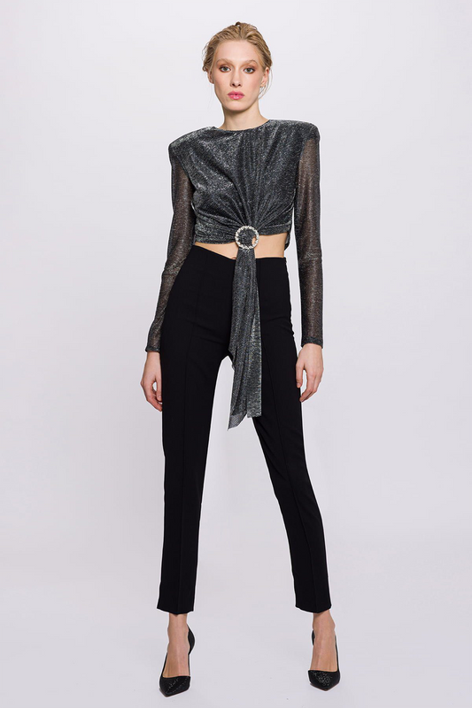 Gloria Silver Blouse