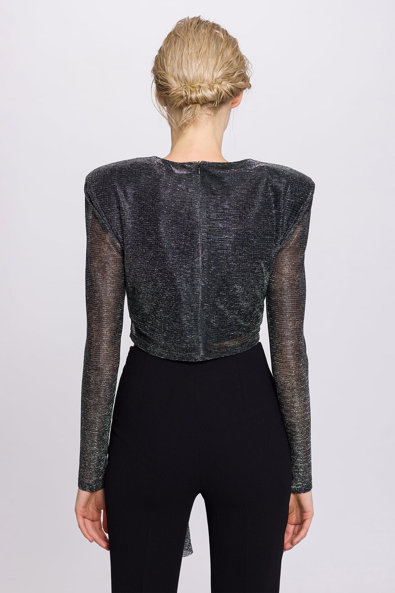 Gloria Silver Blouse