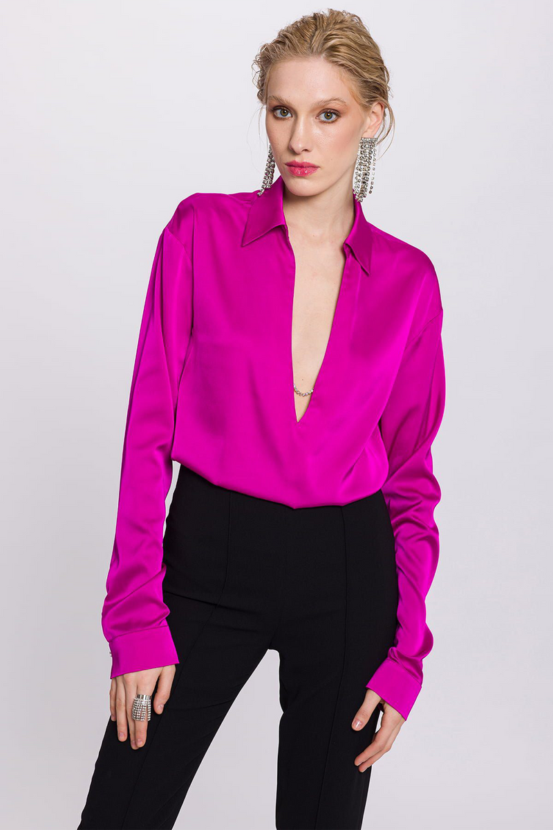 Beverly Fuchsia Blouse