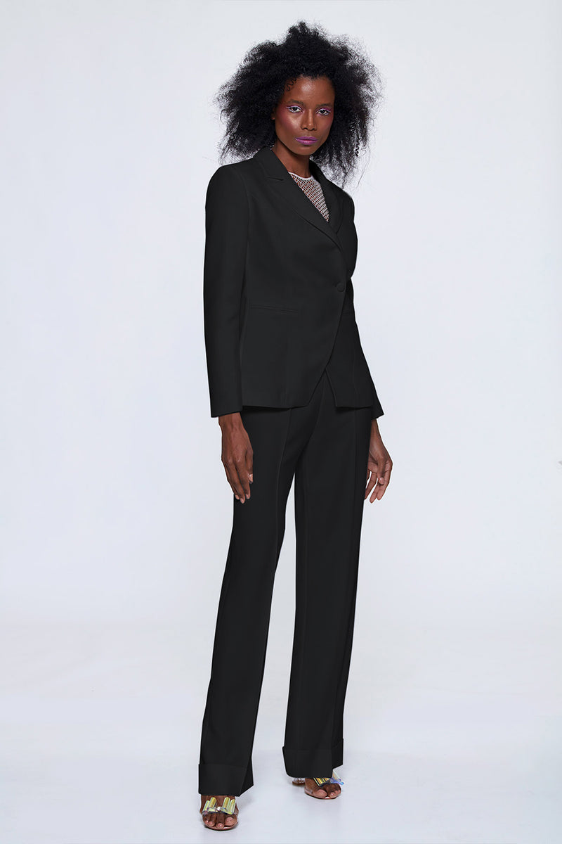 Bianco Black Blazer