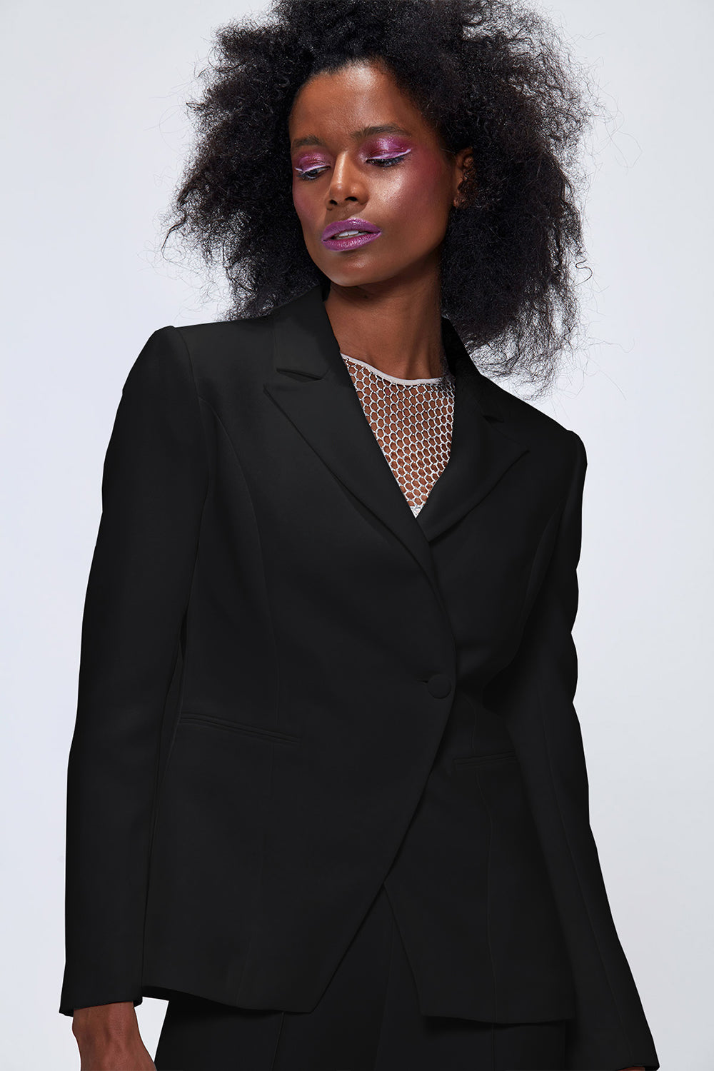 Bianco Black Blazer
