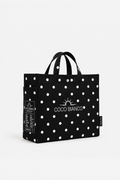 COQO BIANQO BAG SİYAH BEYAZ PUANTİYELİ