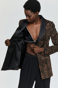 Leopard Blazer