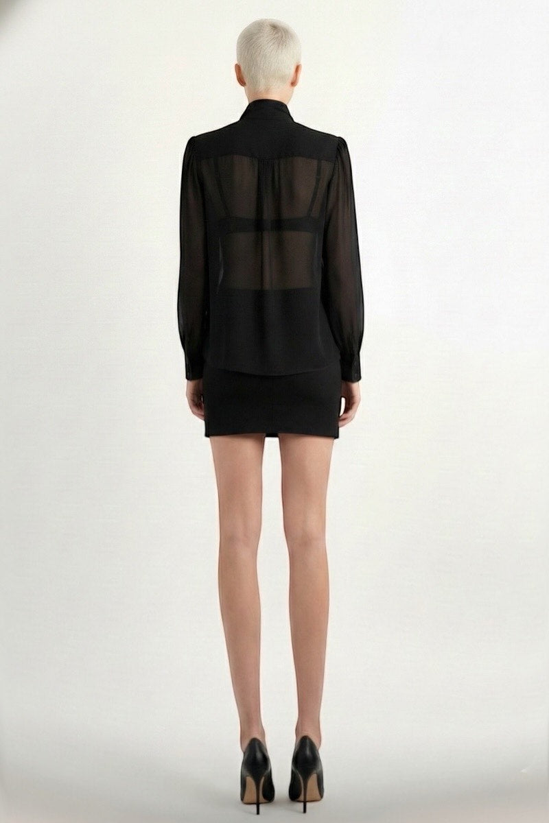Rosemarry Black Blouse