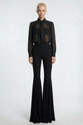 Rosemarry Black Blouse