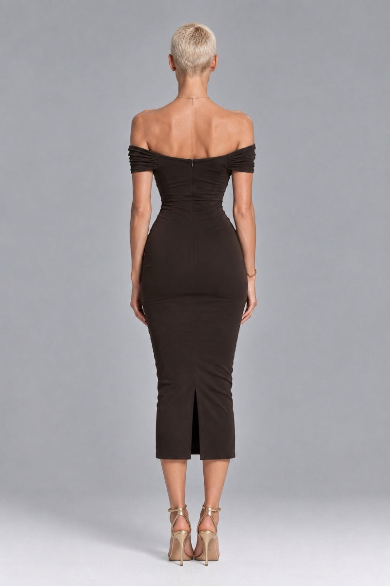 Raptor Brown Dress