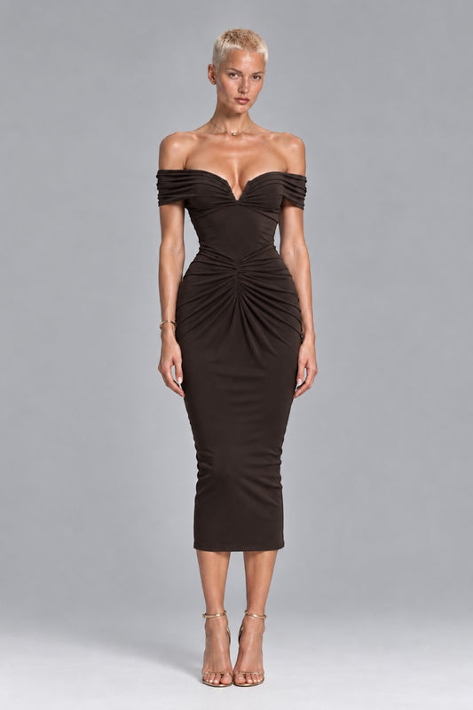 Raptor Brown Dress