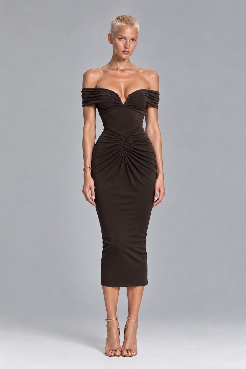 Raptor Brown Dress