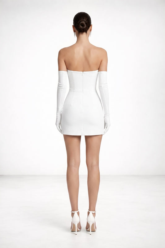 Cappuchino Dress White