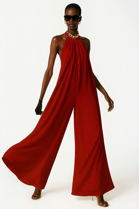 Rossana Red Jumpsuit