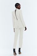 Cross White Blazer