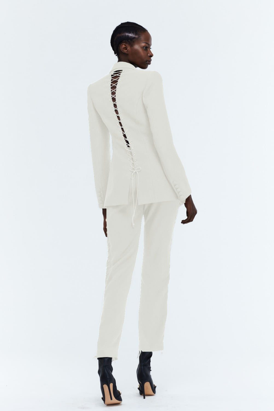 Cross White Blazer