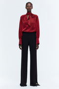 İrina Burgundy Blouse