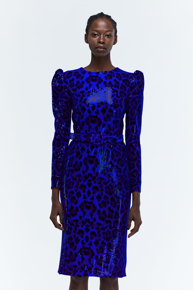 Leo Dress Blue