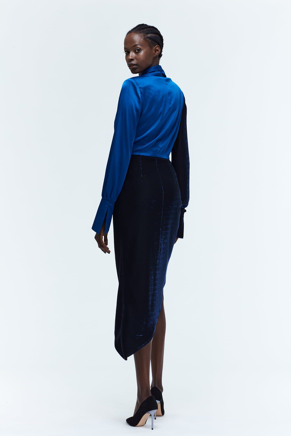 Alexy Blue Black Dress