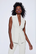 Paris Vest  Off White