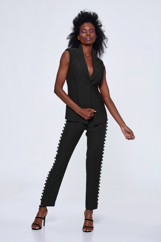 Paris Vest Black