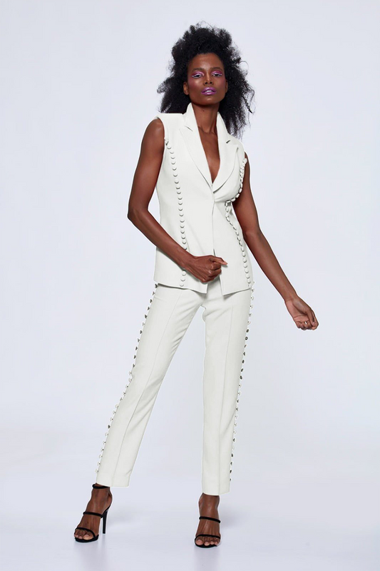 Paris Vest Off White