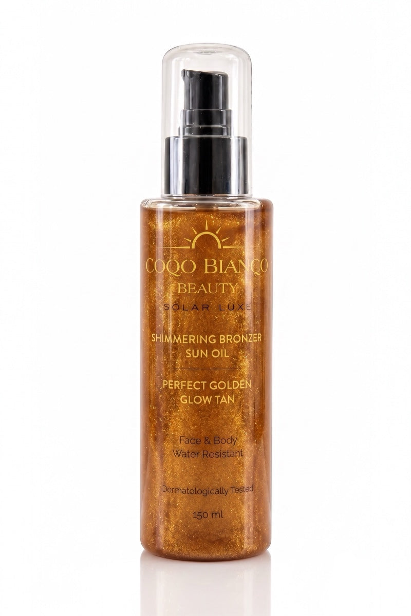 Shimmering Body Oil– Perfect Golden Glow Tan