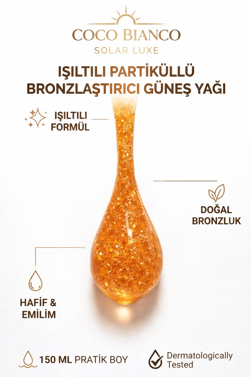 Shimmering Body Oil– Perfect Golden Glow Tan