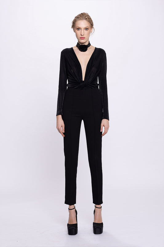 Muho Black Bodysuit