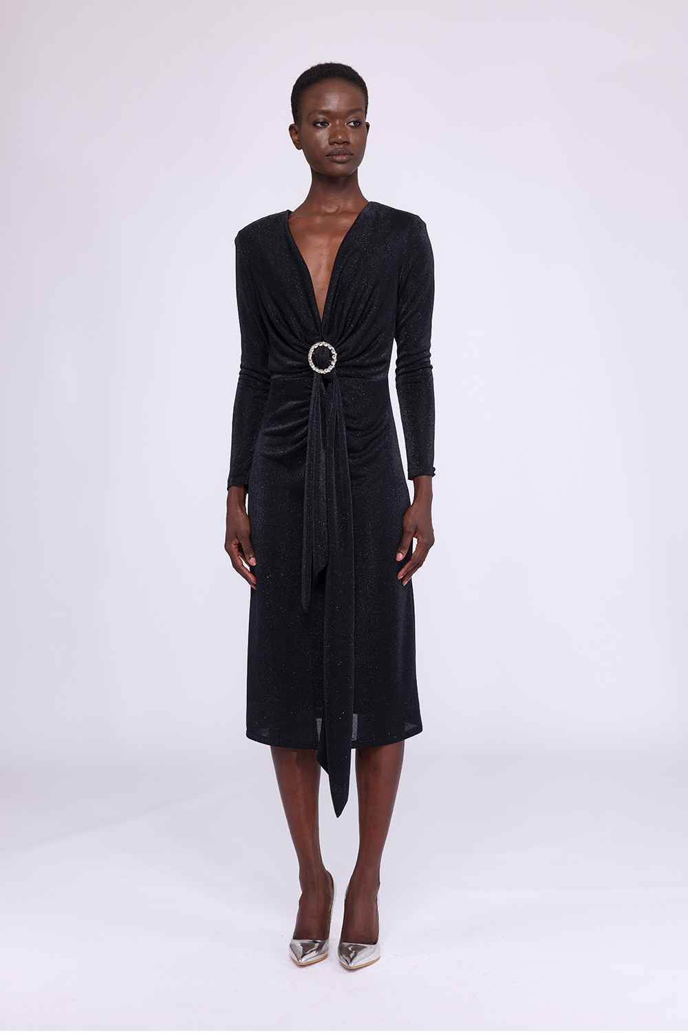 Aisha Black Dress