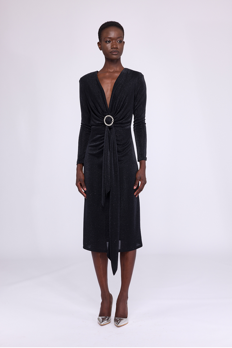 Aisha Black Dress