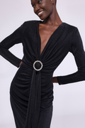 Aisha Black Dress