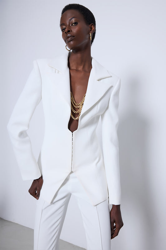 Bad Girl Blazer Off White